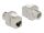 Delock Keystone Modul RJ45 Buchse zu LSA Cat.6A werkzeugfrei geschirmt