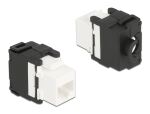 Delock Keystone Modul RJ45 Buchse zu LSA Cat.6A 180° werkzeugfrei