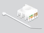 Delock Keystone Modul RJ45 Buchse zu LSA Cat.6A 180° werkzeugfrei