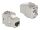 Delock Keystone Modul RJ45 Buchse zu LSA Cat.6A 180° werkzeugfrei Metall