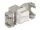 Delock Keystone Modul RJ45 Buchse zu LSA Cat.6A 180° werkzeugfrei Metall