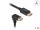 Delock DisplayPort Kabel Stecker gerade zu Stecker 90° unten gewinkelt 8K 60 Hz 1 m
