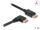 Delock DisplayPort Kabel Stecker gerade zu Stecker 90° rechts gewinkelt 8K 60 Hz 1 m