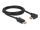 Delock DisplayPort Kabel Stecker gerade zu Stecker 90° rechts gewinkelt 8K 60 Hz 2 m
