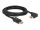 Delock DisplayPort Kabel Stecker gerade zu Stecker 90° rechts gewinkelt 8K 60 Hz 3 m