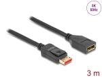 Delock DisplayPort Verlängerungskabel 8K 60 Hz 3 m