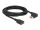 Delock DisplayPort Verlängerungskabel Stecker 90° links gewinkelt zu Buchse 8K 60 Hz 3 m
