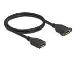 Delock DisplayPort 1.2 Kabel Buchse zu Buchse zum Einbau 4K 60 Hz 1 m