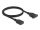 Delock DisplayPort 1.2 Kabel Buchse zu Buchse zum Einbau 4K 60 Hz 1 m