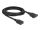 Delock DisplayPort 1.2 Kabel Buchse zu Buchse zum Einbau 4K 60 Hz 3 m