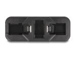 Delock Keystone LSA Set mit Auflegehalterung RJ45 / RJ11 Cat.6 schwarz