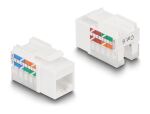 Delock Keystone LSA Set mit Auflegehalterung RJ45 / RJ11 Cat.6 schwarz
