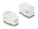 Delock Keystone LSA Set mit Auflegehalterung RJ45 / RJ11 Cat.6 schwarz
