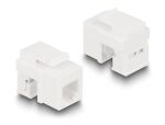 Delock Keystone LSA Set mit Auflegehalterung RJ45 / RJ11 Cat.6 schwarz