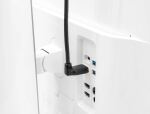 Delock DisplayPort Kabel Stecker gerade zu Stecker 90° oben gewinkelt 8K 60 Hz 2 m ohne Einrastfunktion