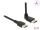 Delock DisplayPort Kabel Stecker gerade zu Stecker 90° oben gewinkelt 8K 60 Hz 2 m ohne Einrastfunktion