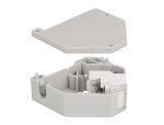Delock Hutschienenadapter mit Keystone IEC Buchse zu Terminalblock