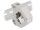 Delock Hutschienenadapter mit Keystone IEC Buchse zu Terminalblock
