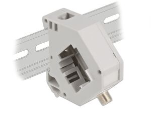 Delock Hutschienenadapter mit Keystone F Buchse zu F Buchse