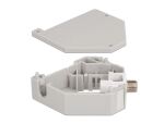 Delock Hutschienenadapter mit Keystone F Buchse zu F Buchse