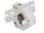 Delock Hutschienenadapter mit Keystone USB 2.0 Typ-A Buchse zu USB 2.0 Typ-A Buchse