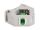 Delock Hutschienenadapter mit Keystone SC Simplex Buchse zu SC Simplex Buchse grün