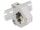 Delock Hutschienenadapter mit Keystone SC Simplex Buchse zu SC Simplex Buchse beige