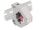 Delock Hutschienenadapter mit Keystone SC Simplex Buchse zu SC Simplex Buchse violett