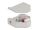 Delock Hutschienenadapter mit Keystone SC Simplex Buchse zu SC Simplex Buchse violett