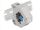 Delock Hutschienenadapter mit Keystone LC Duplex Buchse zu LC Duplex Buchse blau