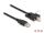 Delock Kabel USB 2.0 Typ-A Stecker zu Typ-B Stecker mit Schrauben 0,5 m