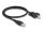 Delock Kabel USB 2.0 Typ-A Stecker zu Typ-B Stecker mit Schrauben 0,5 m