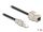 Delock Kabel RJ45 Stecker feldkonfektionierbar zu Keystone Modul RJ45 Buchse Cat.6A 1 m