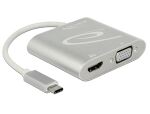 Delock USB Type-C™ Splitter (DP Alt Mode) > 1 x HDMI + 1 x VGA out