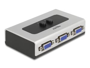 Delock Umschalter VGA 2 Port manuell bidirektional