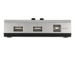 Delock Umschalter USB 2.0 mit 1 x Typ-B Buchse zu 2 x Typ-A Buchse manuell bidirektional