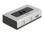 Delock Umschalter USB 2.0 mit 2 x Typ-B Buchse zu 1 x Typ-A Buchse manuell bidirektional