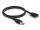 Delock USB 5 Gbps Kabel Typ-A Stecker zu Typ Micro-B Stecker mit Schrauben 1 m