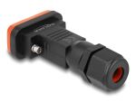 Delock D-Sub 9 Pin Buchse mit Gehäuse IP67 wasserfest