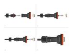 Delock D-Sub 9 Pin Buchse mit Gehäuse IP67 wasserfest