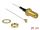 Delock Antennenkabel RP-SMA Buchse zum Einbau zu I-PEX Inc., MHF® II Stecker 0.81, 20 cm Gewindelänge 10 mm
