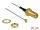 Delock Antennenkabel RP-SMA Buchse zum Einbau zu I-PEX Inc., MHF® III Stecker 0.81, 20 cm Gewindelänge 10 mm
