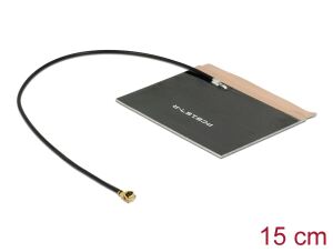 Delock LTE Antenne I-PEX Inc., MHF® I Stecker 2,0 - 3,5 dBi 1.13 15 cm PCB intern Klebemontage