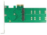Delock PCI Express x2 Karte > 4 x intern M.2 Key B - Low Profile Formfaktor