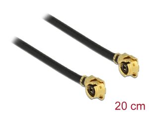 Delock Antennenkabel I-PEX Inc., MHF® I Stecker zu I-PEX Inc., MHF® I Stecker 1,13 20 cm