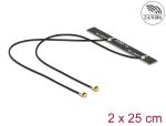 Delock Dualband WLAN WiFi 6 Doppelantenne 2 x I-PEX Inc.,...