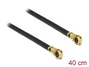 Delock Antennenkabel I-PEX Inc., MHF® 4L Stecker zu I-PEX Inc., MHF® 4L Stecker 1,13 40 cm
