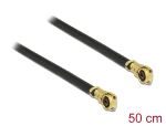 Delock Antennenkabel I-PEX Inc., MHF® 4L Stecker zu I-PEX Inc., MHF® 4L Stecker 1,13 50 cm