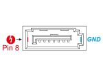 Delock Steckverbinder SATA 6 Gb/s Stecker Pin 8 Power
