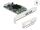 Delock PCI Express x4 Karte zu 2 x extern USB 5 Gbps Typ-A + 2 x intern USB 5 Gbps Typ-A Dual Channel - Low Profile Formfaktor